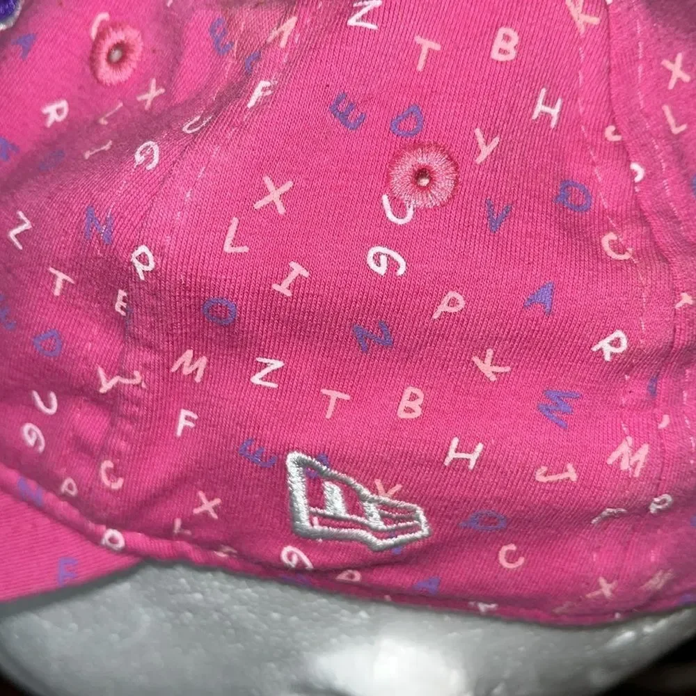 Pink alphabet girls Chicago White Sox kids toddler fitted baseball cap hat